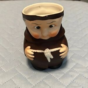 Vintage Goebel Friar tuck creamer 1950’s  imperfections around rim. See photos.